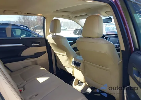 2016 Toyota Highlander Xle V6 from USA, damaged, VIN 5TDKKRFH5GS158054